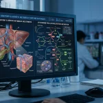 Medical visualization of hepatic metabolism and liver function safety of ivermectin (AI Generated Image)